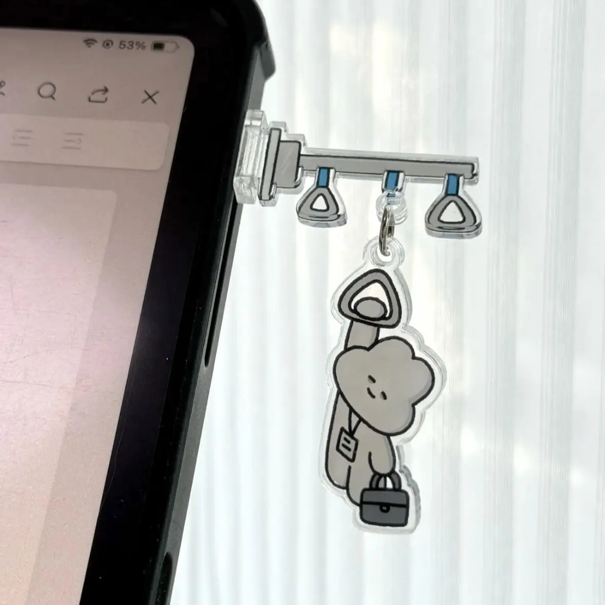Cute Creative Worker Cow and Horse Computer Decoration Creative Personality Series Computer Side Decoration Acrylic Shake Music
