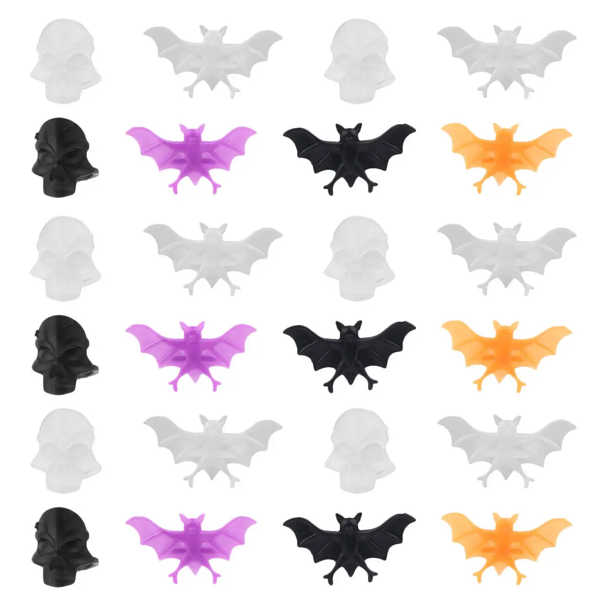 

Набор из 50 разноцветных колец для детей, украшения на пальцы, модные страшные изысканные кольца для Хэллоуина, для ролевых игр и сундуков с сокровищами