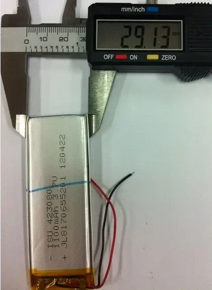 New 3.7V Polymer Lithium Battery 403080 1000MAH Mobile Power Domestic Mobile Phone Battery GPS Rechargeable Li-ion CellA Good