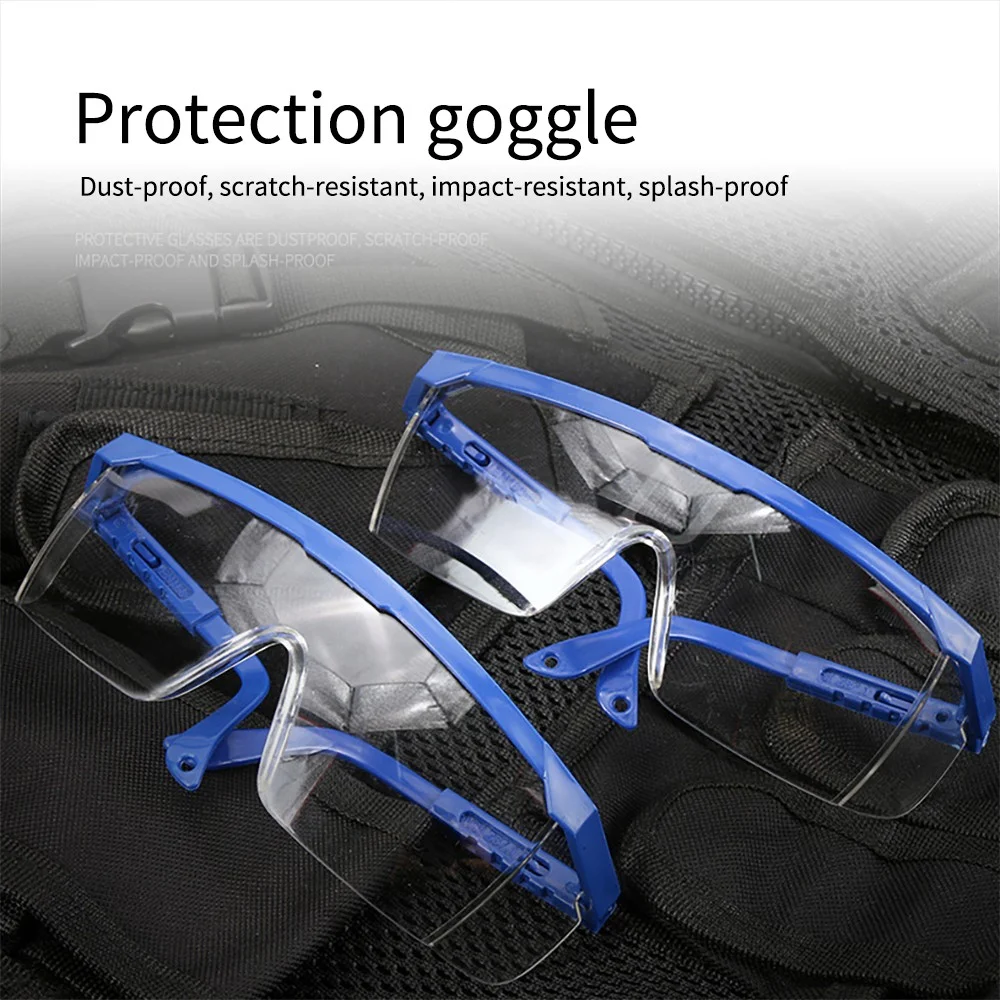 Work Safety Eye Protecting Glasses Goggles Protection Anti-Splash Wind Dust Proof Glasses Motocross Cycling Glasses Goggles