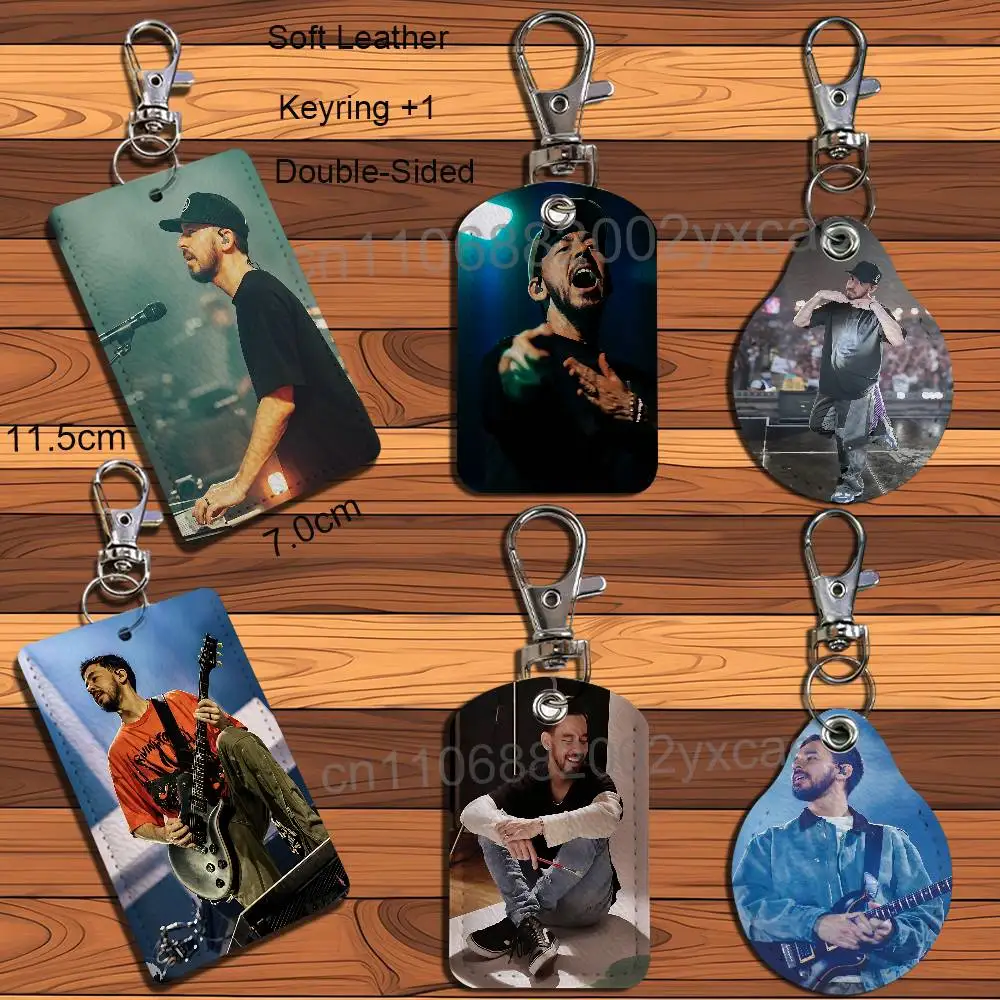 Australia New Zealand Mike Shinoda Keychain Holder Suitable For Subway Bank Bus Card Case Badge Holder Wallet Card Textured
