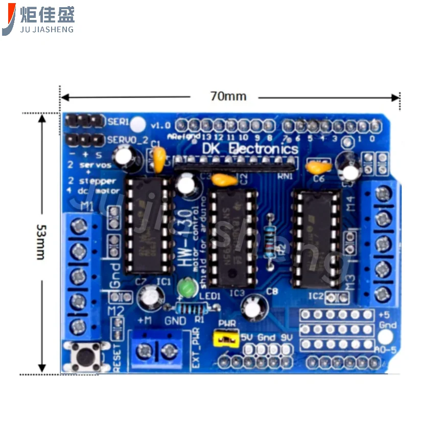 L293D motor control shield motor drive expansion board