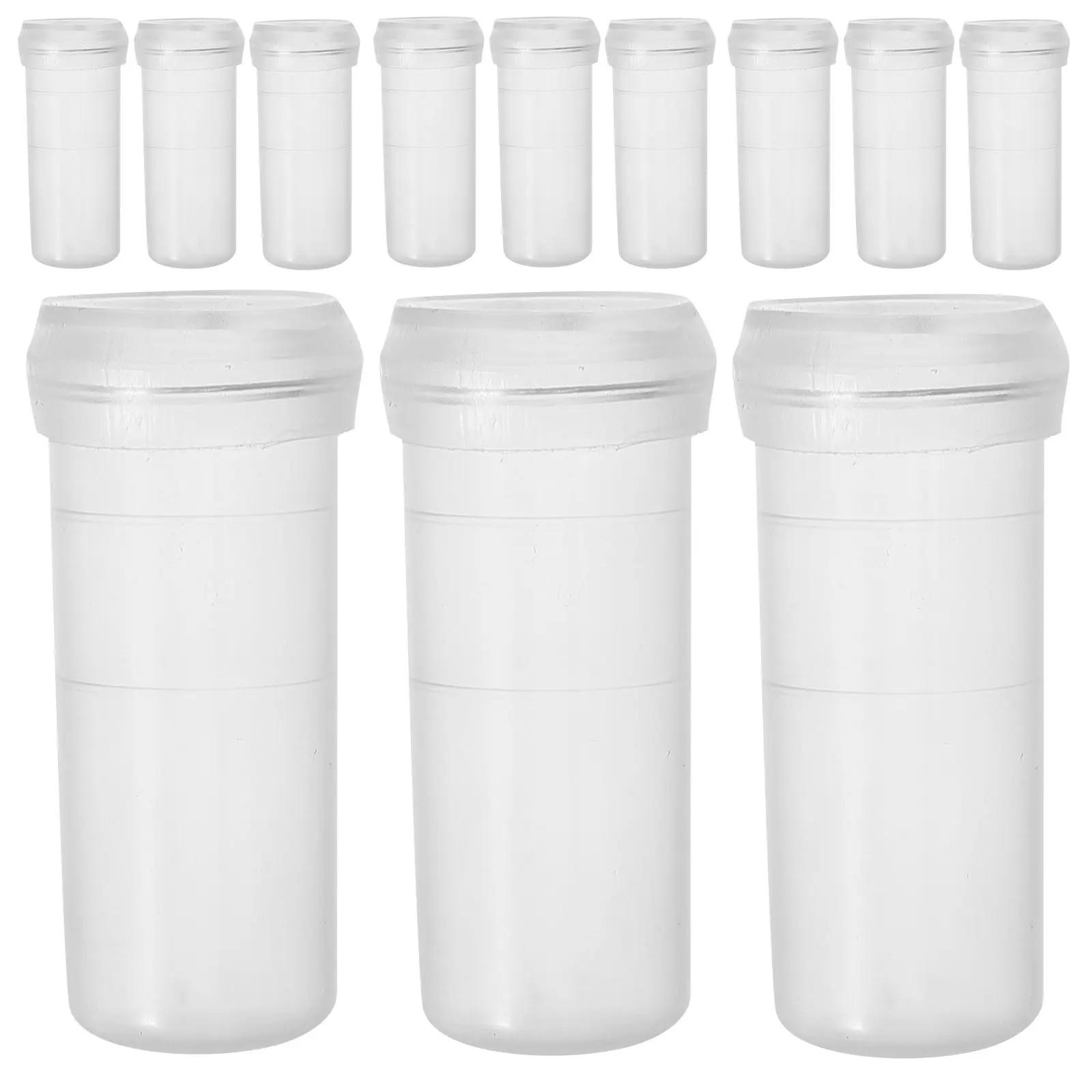 

190Pcs Clear Plastic Flower Tubes for Arranging Fresh Flowers Portable Floral Water Tubes Transparent Stem Holders for Bouquets