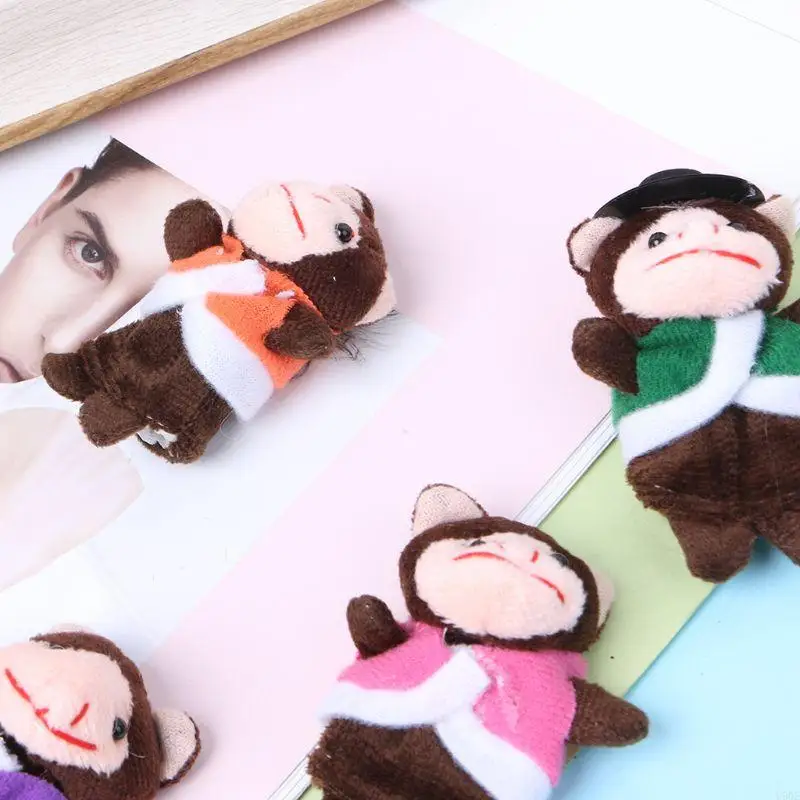 u50f Story Telling Finger Toy บทบาทของเล่นสำหรับเล่น Puppet Props Goodie Bag Filler Kids Plush