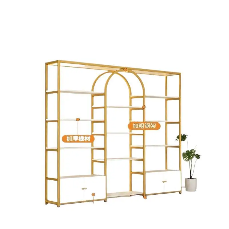 Modern Simple Display Rack Nail Art Cabinet Product Shelf Beauty Salon Display Cabinet Crafts Display Cabinet Multifunct