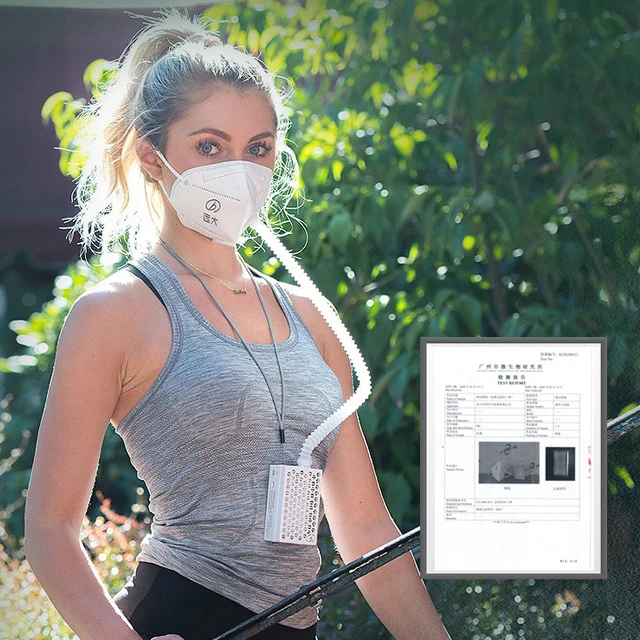 Электрическая маска для лица PM2.5, портативная перезаряжаемая персональная умная портативная мини-маска для очистки лица и воздуха