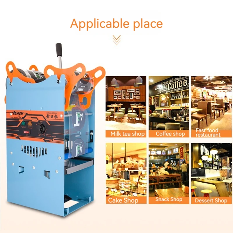 Manual Cup Sealing Machine High quality Bubble Tea Cup Sealer Milk Tea Shop Beverage Sealing Machine