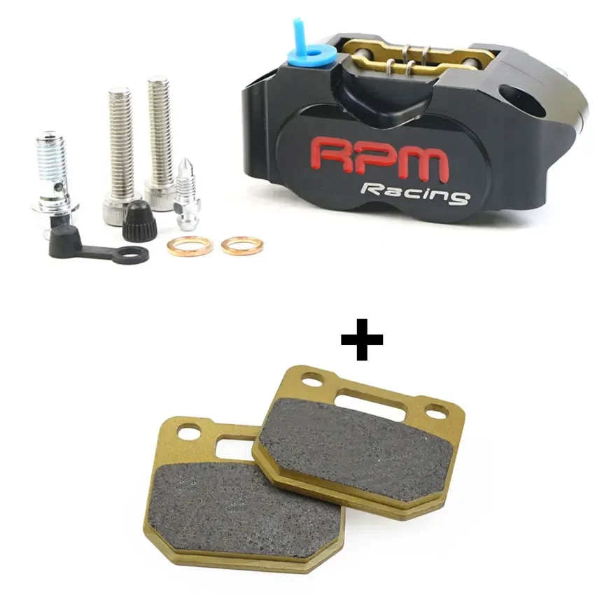 82mm RPM Motorcycle Brake Caliper Brake Pads for Scooter Yamaha Aerox Nitro RSZ JOG 50rr BWS Zuma Honda Dio GROM Disc Brake