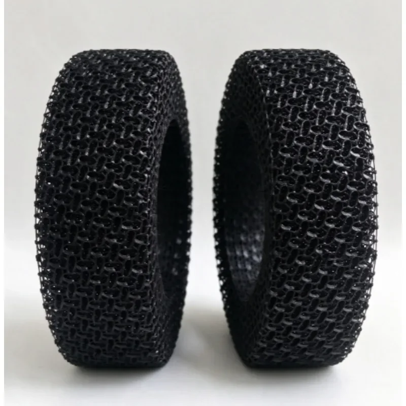 3D Printed Spiral Design TPU Hardened Tire Inserts for RLAARLO MK07 1/7 Scale RC Crawler Lateral & Vertical Compression Upgraded