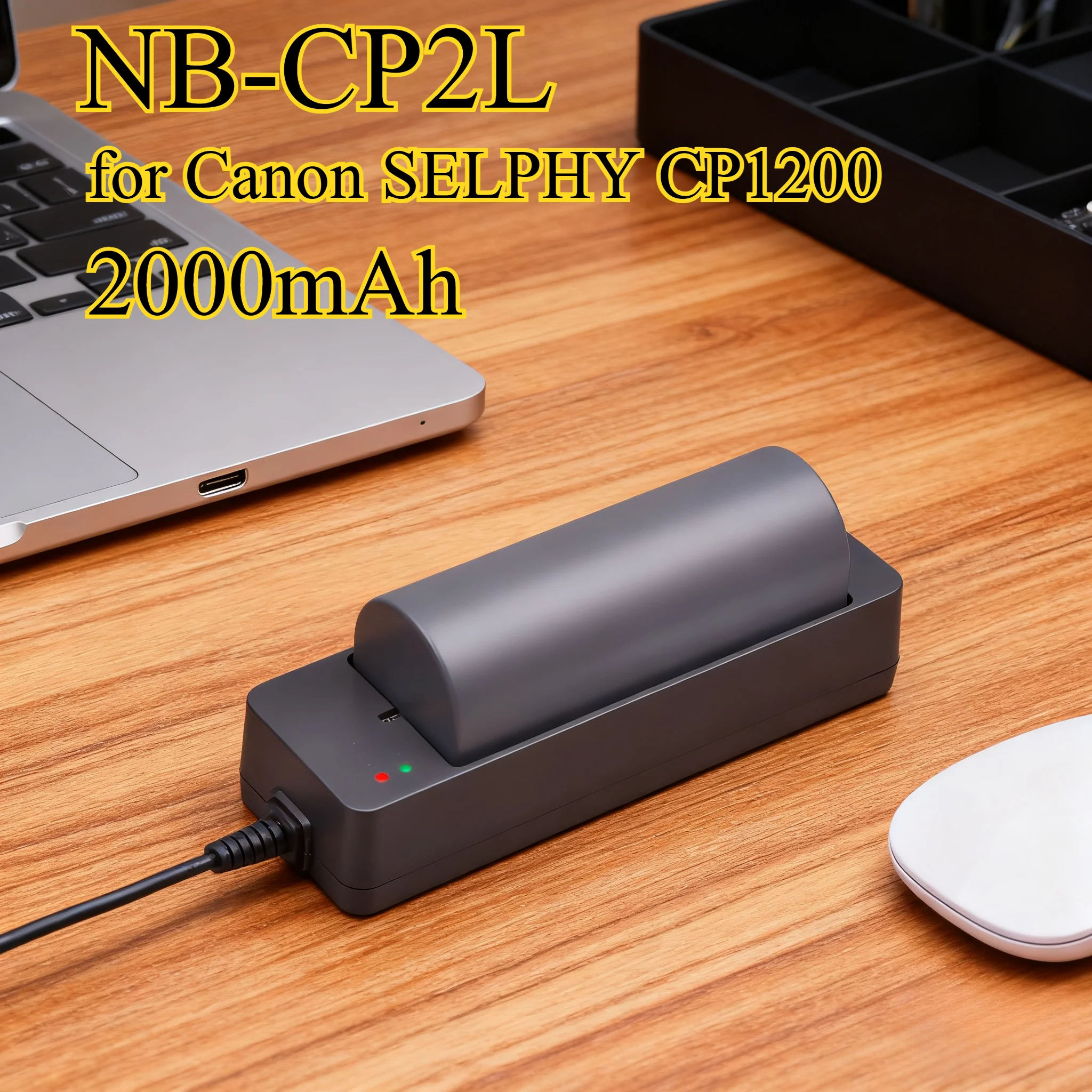

2000mAh NB-CP2L Rechargeable Li-ion Battery for Canon SELPHY CP1200 CP1500 CP1300 Photo Printer High Capacity Long Lasting Power