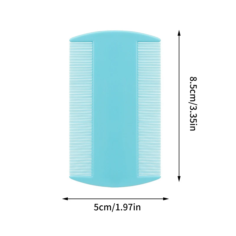 Double Sided Head Lice Comb Ultra Dense Comb Teeth Wet Dry Hair Detangling Comb Remove Dandruff Scalp Cleansing