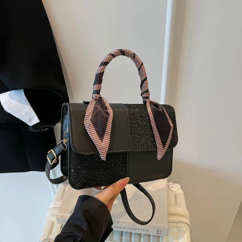 

Осень-зима 2021, новая простая и модная сумка нишевого дизайна для женщин, сумка через плечо через плечо