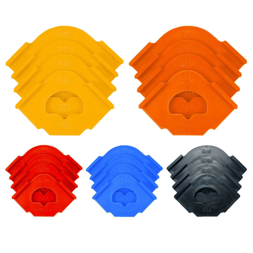 4 ชิ้นตรง BEVEL R/C มุมตําแหน่งแม่แบบพลาสติก R/C มุมตัดพลิกแม่แบบ Arc แม่แบบไม้เครื่องมือ