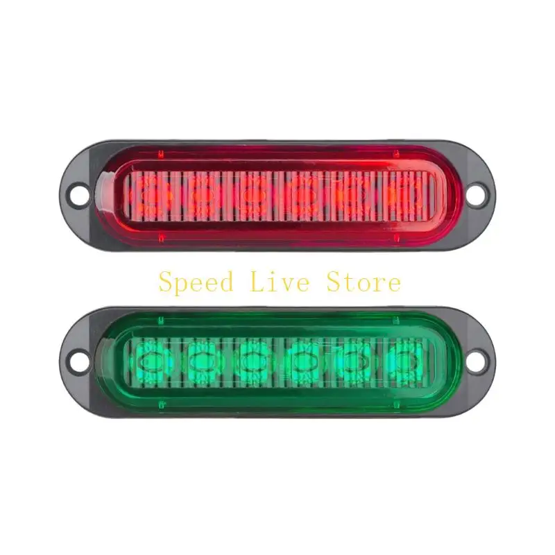 547C Pair of Red Blue LED Boat Navigation Lights Waterproof Marine Lamps Corrosion Resistant