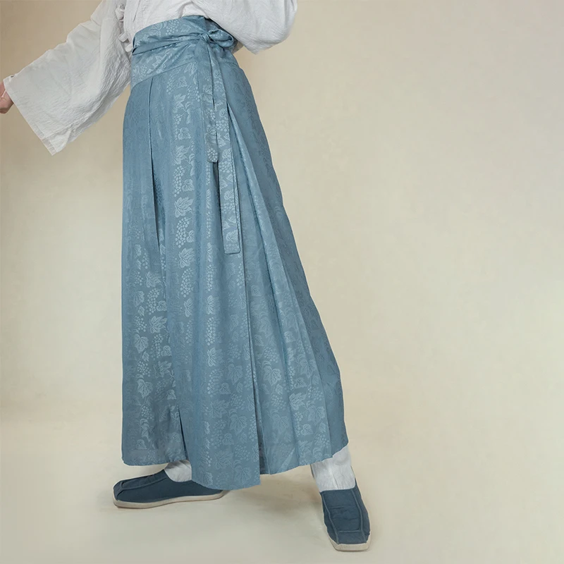 Women Men Wide Leg Hanfu Pants Chinese Style Song Dynasty Vintage Bloomers Improved Ming Dynasty Ancient Traditional Pants