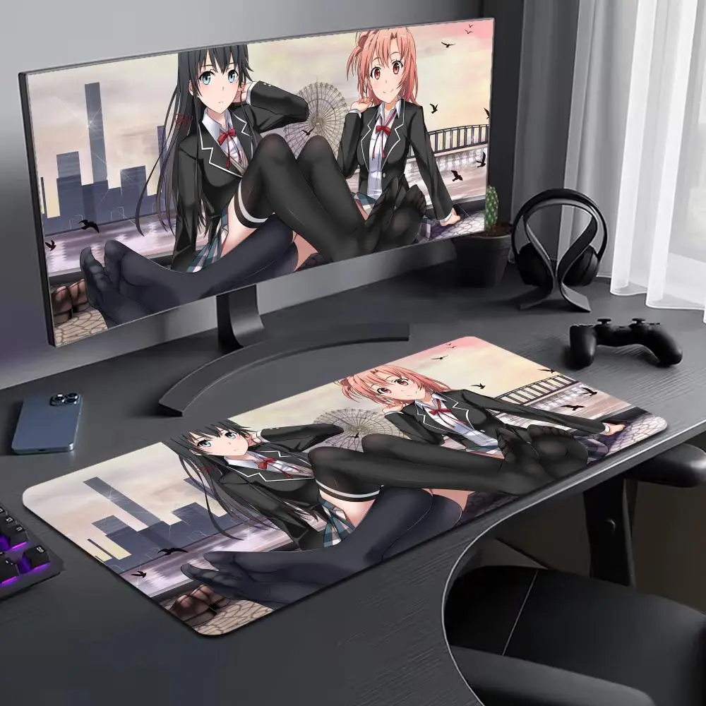 

Yukinoshita Yukino Mouse Pad Large Computer Mouse Pad Office Accessories XXL Pc Gamer Non-slip Deskmat Mousepad Keyboard Rubber