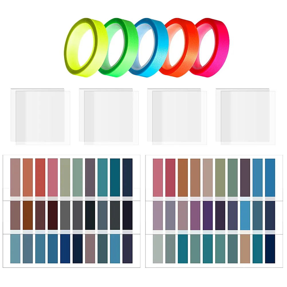 

1 set 1 Set Multi-Function Sticky Index Tabs Set Compact Page Markers Portable Book Tabs Convenient Label Stickers Home Office