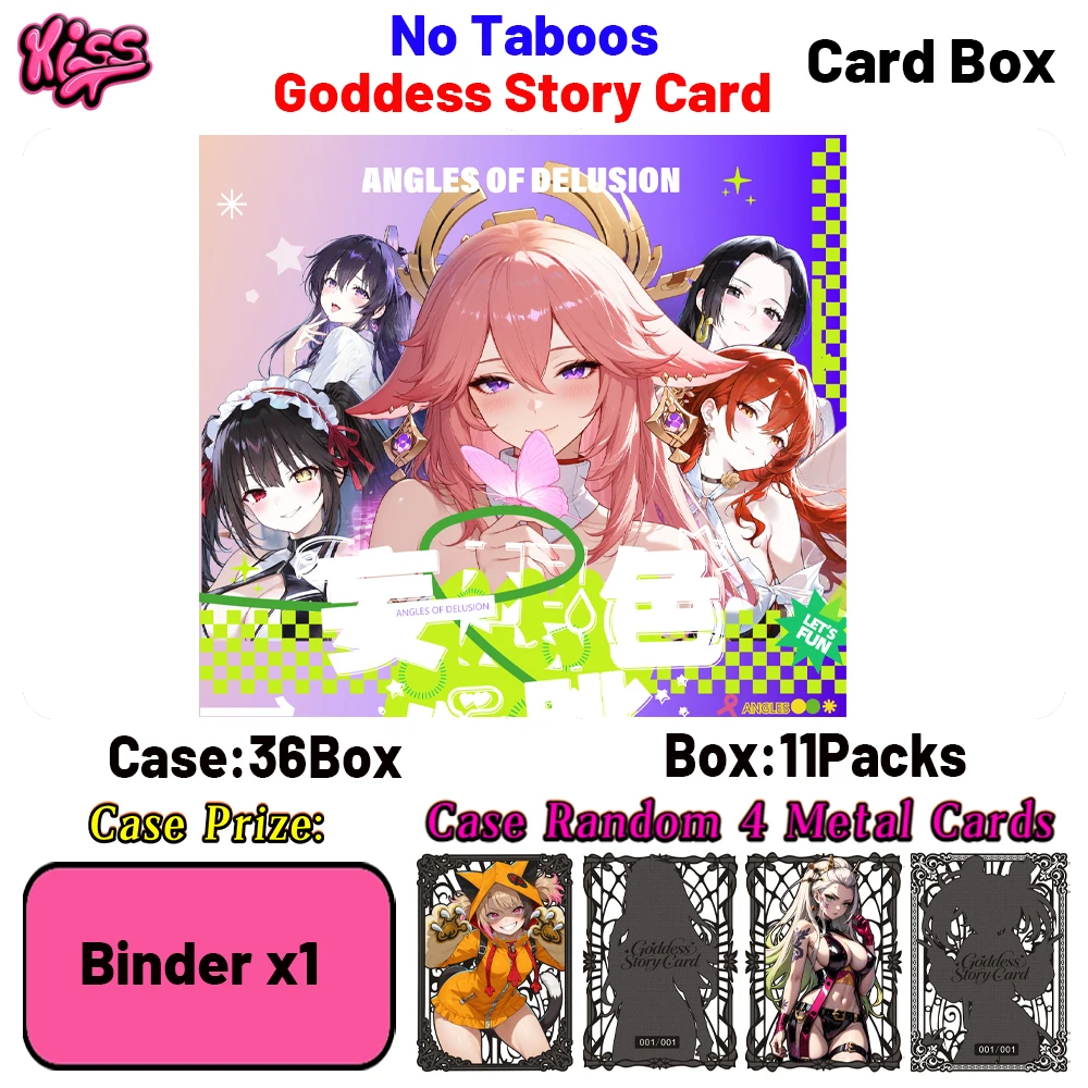 Wholesale 2026 New No Taboos Goddess Story Waifu Cards Limited Edition Children's Toys Birthday Gift
