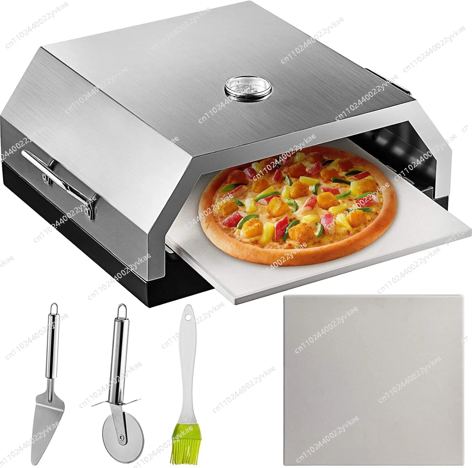 

American Pizza Oven Stainless Steel PIZZA Oven Portable Household Outdoor Pizza Grill