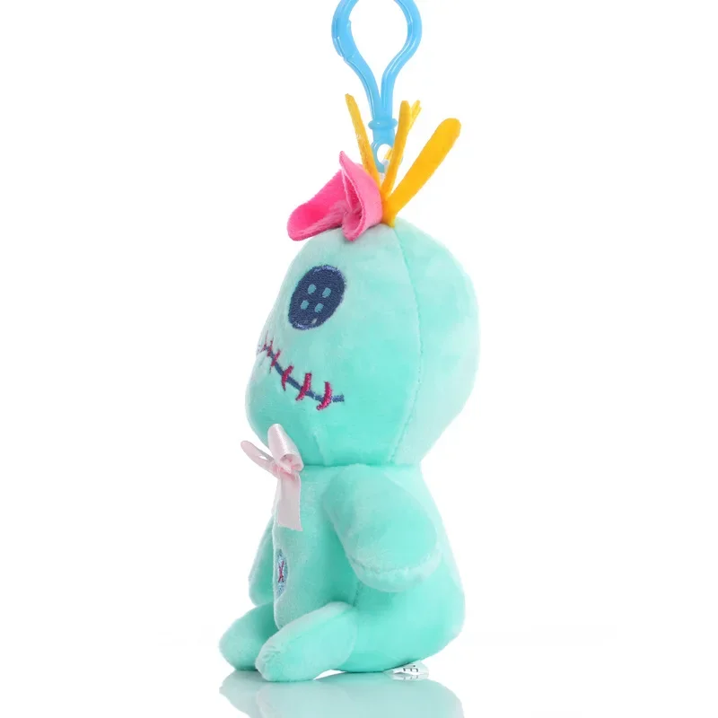 13cm disney anime scump brinquedos de pelúcia dos desenhos animados lilo e stich modelo bonecas macio recheado chaveiros pendente decoração brinquedos para crianças