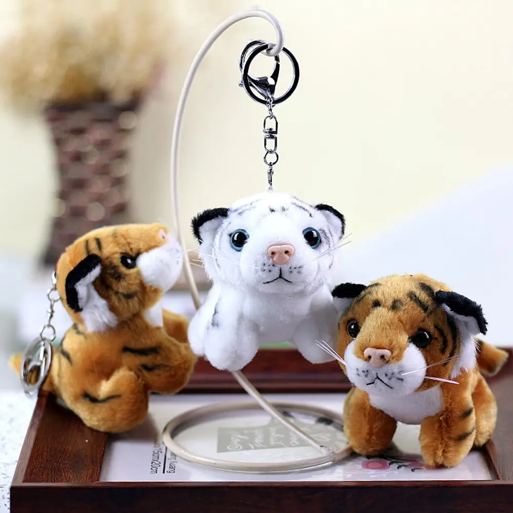 Ornament Chinese Zodiac Tiger Stuffed Animals 2022 New Year Stuffed Toys Tiger Plush Keychain Car Plush Keyring Plush Pendant