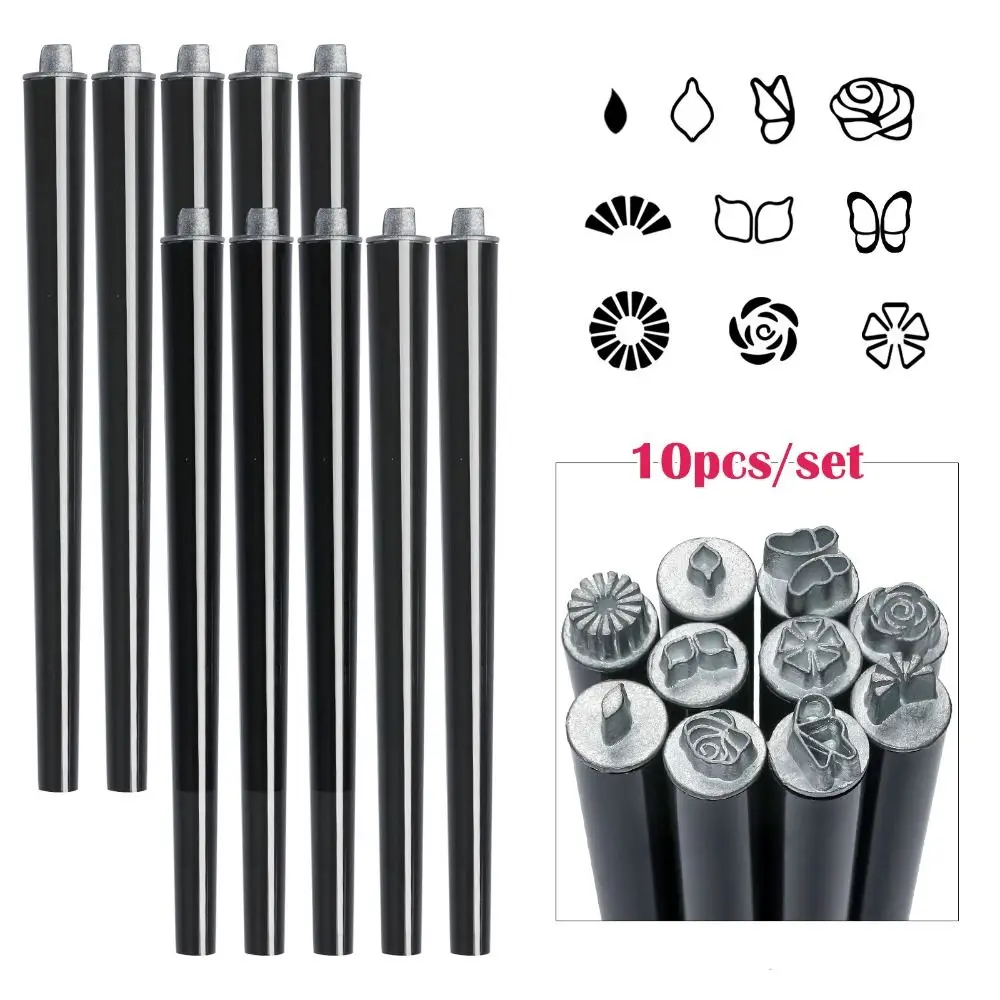 

5/10/15 шт., набор ручек для дизайна ногтей с цветком и бабочкой, инструменты для нанесения точек, легкие DIY граффити, штамповка ногтей, штамп, ручка для дизайна ногтей, силиконовая ручка