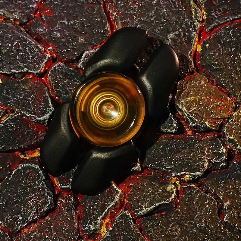 The X Oupai PEI Fidget Spinner Gyroscope en acier inoxydable, jouet anti-Stress, jouets Fidget pour adultes