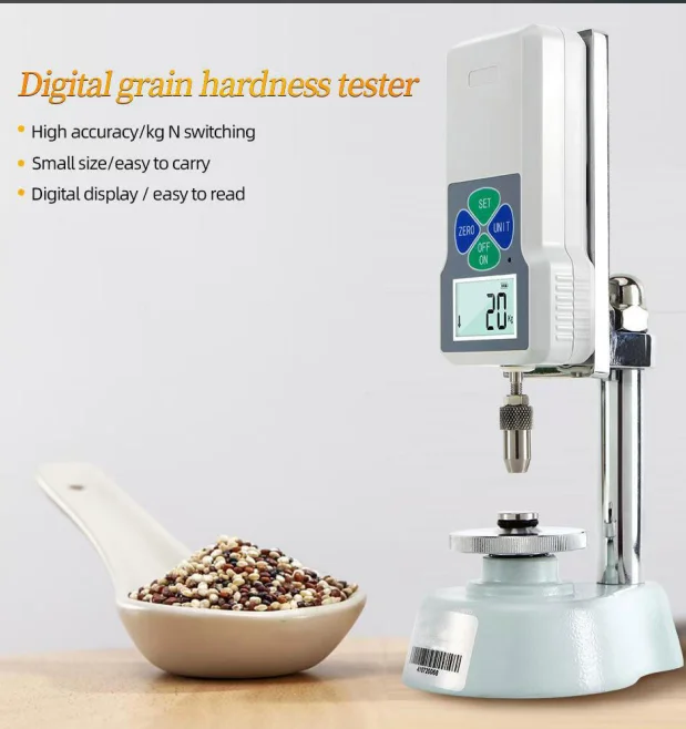 Lab-Grade Desktop Digital Hardness Tester for Rice, Soybean and Pearl Samples