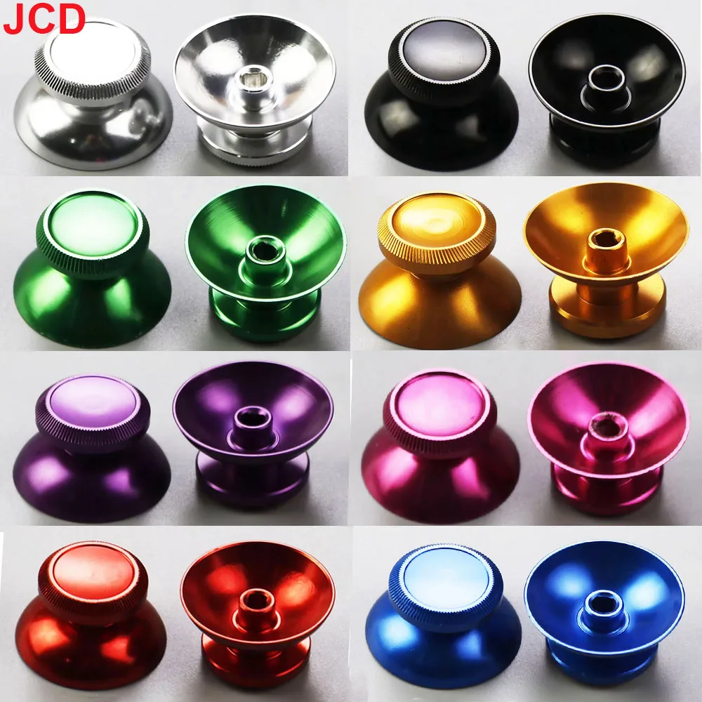 

JCD ﻿ 8 Colors 2PCS For Metal Mushroom Head Xbox 360 Joystick Cap Game Console Controller Joystick Button