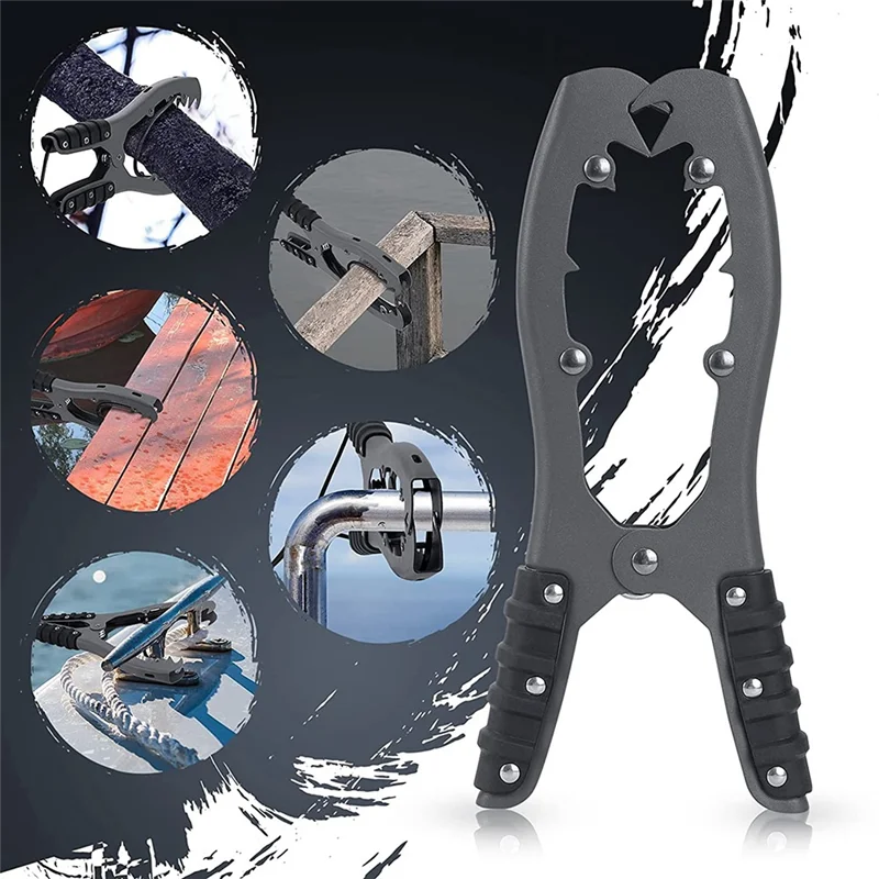 

Якорная ручка для каяка, якорная ручка для каноэ, зажим для якорного захвата щетки для более плотного прикуса и простой в эксплуатации резиновая нескользящая ручка