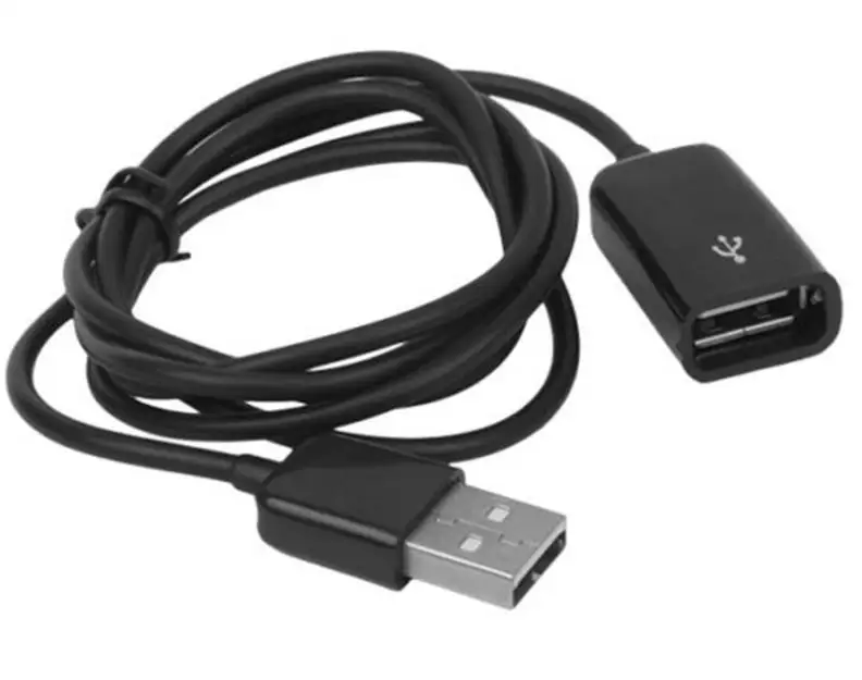 USB 2.0 수-암 나선형 코일 어댑터 케이블, 충전용 텔레스코픽 익스텐션 와이어 코드, 100cm, 2m, 2Ft 용수철