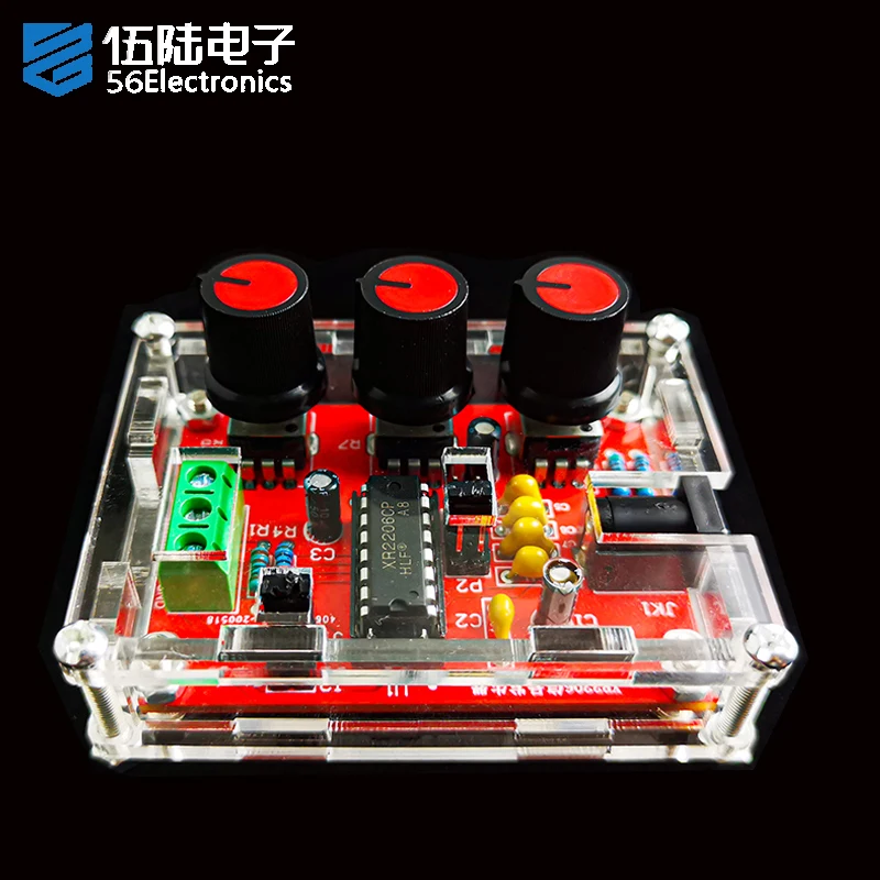 XR2206 Signal Generator DIY Kit 1Hz -1MHz Sine/Triangle/Square Output Signal Generator Module Self Assembly Electronic Component