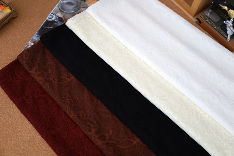 يمكن أن تكون إكسسوارات قماش الدانتيل المرنة الجديدة فساتين DIY، فساتين شيونغسام، فساتين الزفاف، أغطية الرأس، ستائر زخرفية مقسمة #5