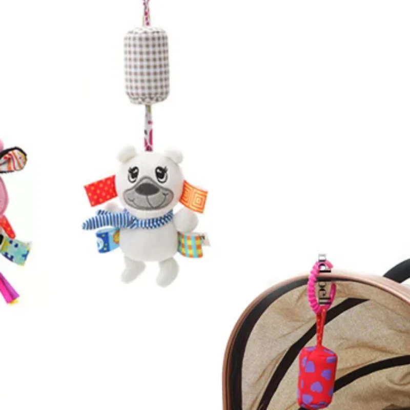 Newborn Baby Sensory Hanging Rattles Soft Early Learning Toys Kids Stroller Infant Car Bed Crib With Teether For Toddlers