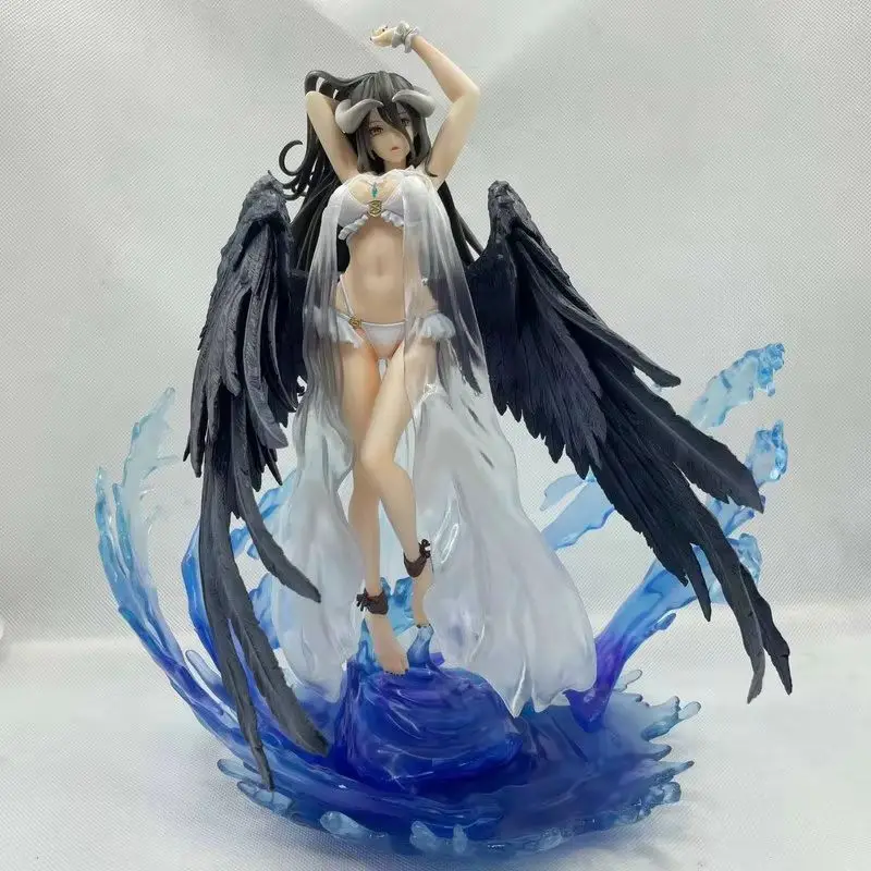 

Overlord III Anime Action Figure - Albedo Game Peripheral Figurine Collectible Toy for Ainz Ooal Gown Christmas Gift