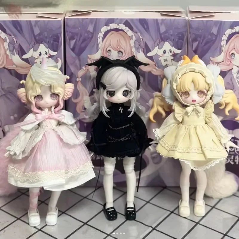 Lululin De Luluelf Story Serie Blind Box 1/12 BJD Pop Leuke Lululin Mystery Box Verrassing Tas Action Figure Collectie Speelgoed Cadeau