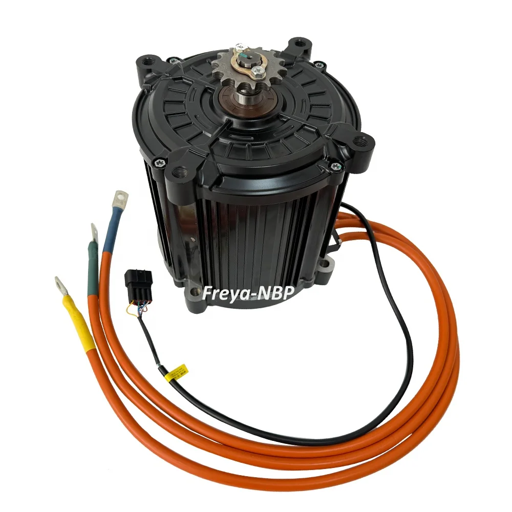 QS180 72-96V 8000W Mid Drive Encoder Motor Kit Fardriver ND72850/1200/1800B Controller Train Kits for Electric Cart Electric ATV
