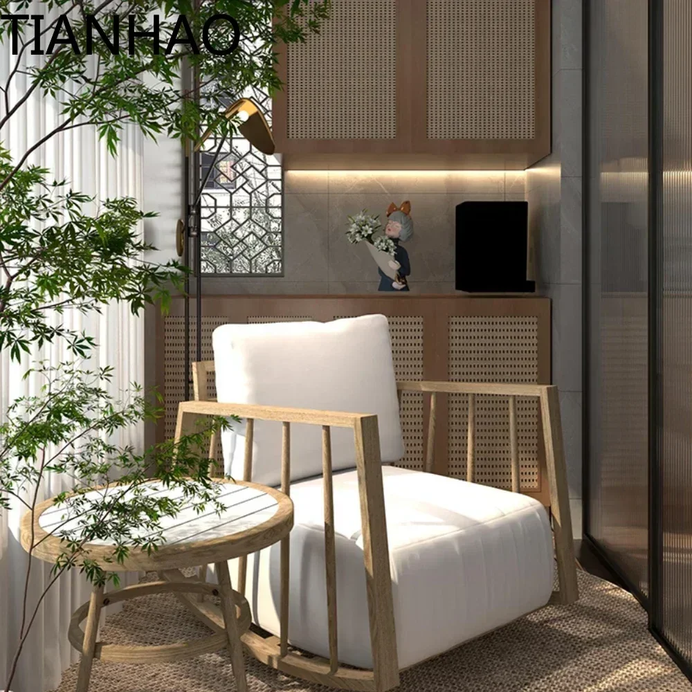 Nordic Rocking Chair Adult Recliner Balcony Home Leisure Modern Living Room Outdoor Couch