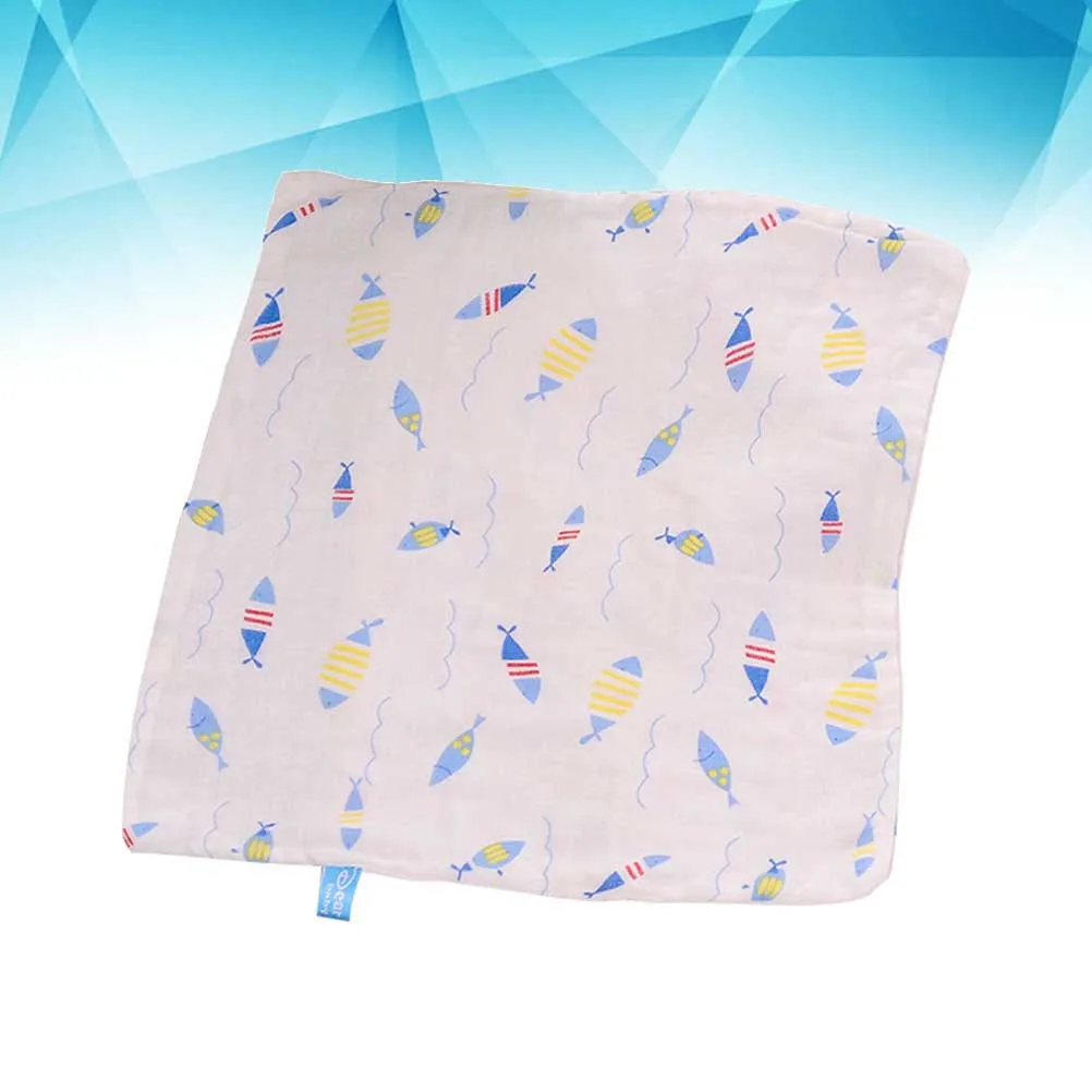 

4 Layers Natural Organic Cotton Baby Towel Soft Absorbent Gauze Cloth for Newborn Bath Face Cleaning Reusable Hand Washable
