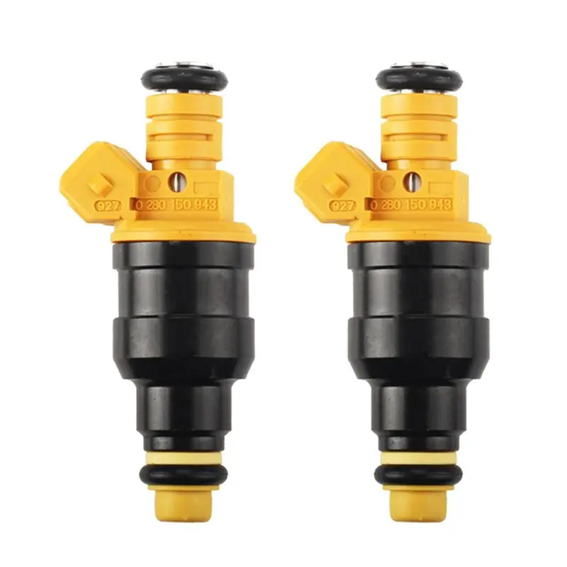 Precise 2X Flow Matched 0280150943 Fuel Injectors For Ford 4.6 5.0 5.4 5.8 Mustang F-150 F-250 F-350 E-150 E-250