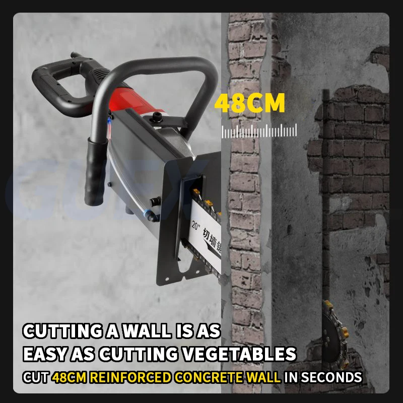 Handheld High-power Concrete Cutting Machine Cutting Concrete Chainsaw Diamond Concrete Chain Saw Wall Cutting Machine 220V