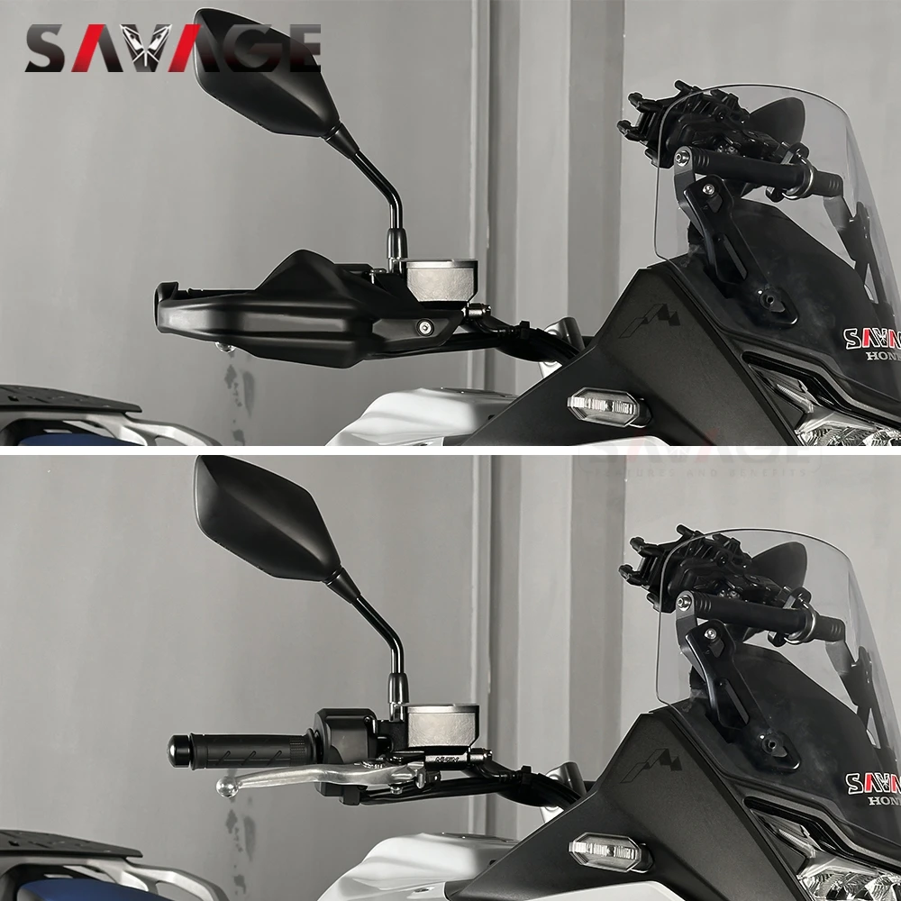 2025 Transalp 750 Handlebar Handguard Shield for Honda XL750 Transalp750 2024 Hand Guard Lever Windshield Protector Screen Cover