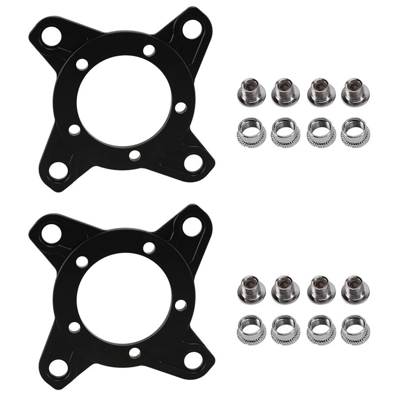 2X Ebike Mid Drive Motor 104BCD Chainring Adapter For Bafang BBS01B BBS02B Motor