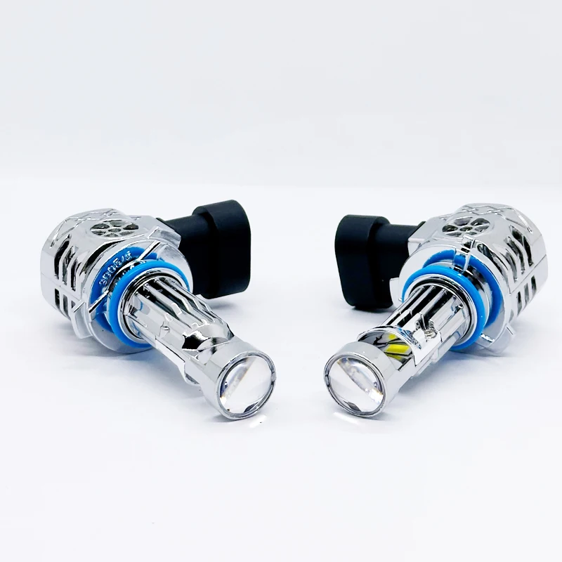 Y9Max Mini H7 LED Bulb Projector Lens H11 LED H8 H9 9005 HB3 9006 HB4 Automobles Mini Lenses Headlight Lamp 90W 12V Plug & Play