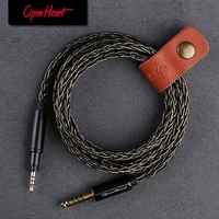 Cable de auriculares OPENHEART de 8 núcleos para Sennheiser Momentum 2/3/4 HD 400S HD 4,40 HD1 HD 4,50SE Cable de actualización de cobre Chapado en plata