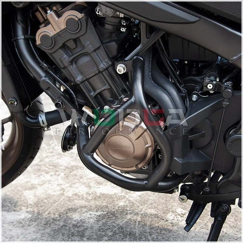 Protection Cadre Moteur Moto Pour Honda CB650R (2019-2021) - Crash Pad Titane