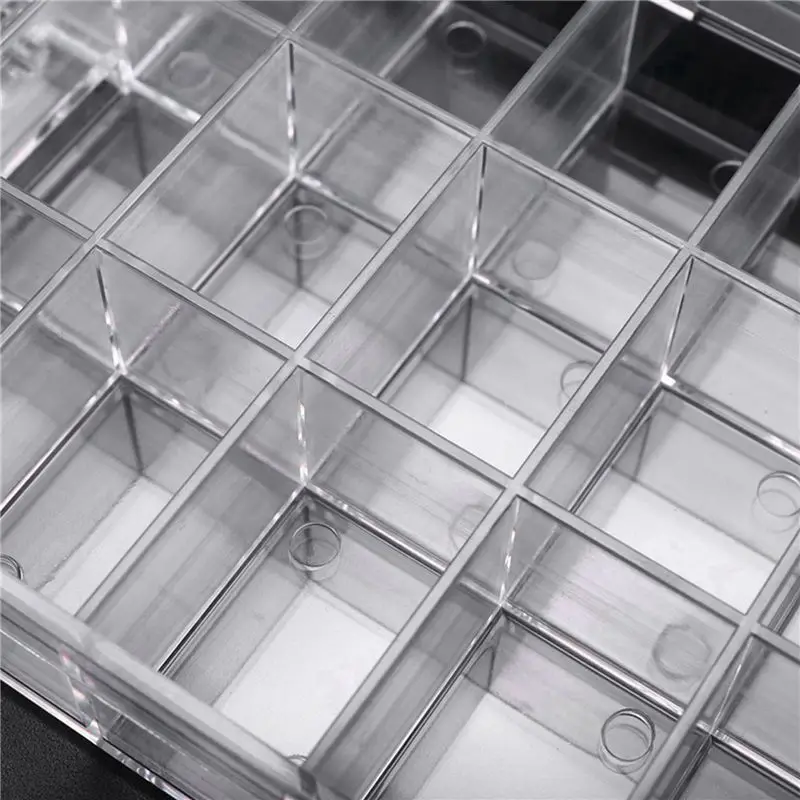 Leading-3X 24-Well Airtight Leak Watercolor Paint Palette Box For Watercolors Half Pans, Acrylic, Gouache And Oil Paint