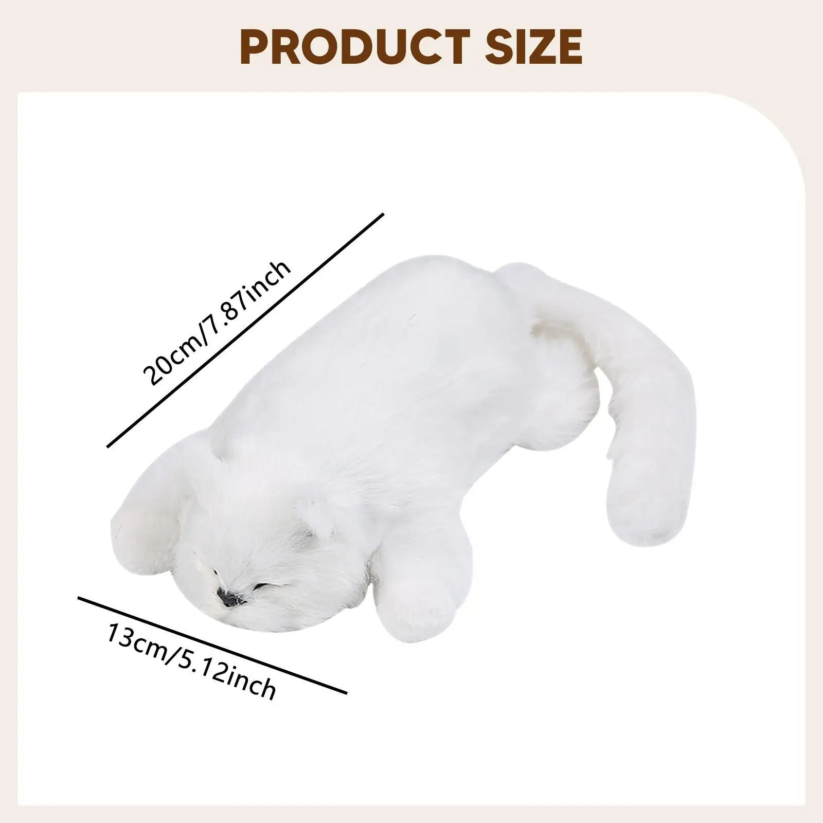 Animale di peluche elettrico con gatto rotolante per un amico della buonanotte, regalo di compleanno per le vacanze