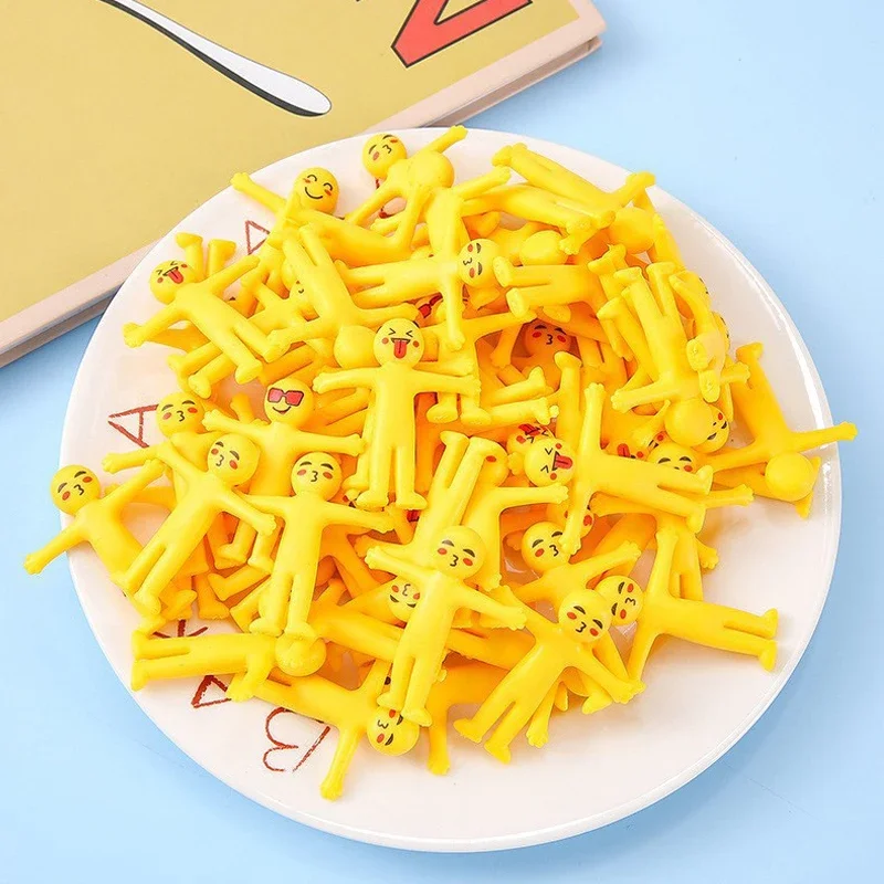 Jouet anti-Stress extensible et amusant pour petit homme, jouet anti-Stress pour adultes et enfants, soulagement du Stress, jouet à presser, cadeau carisma pour enfants