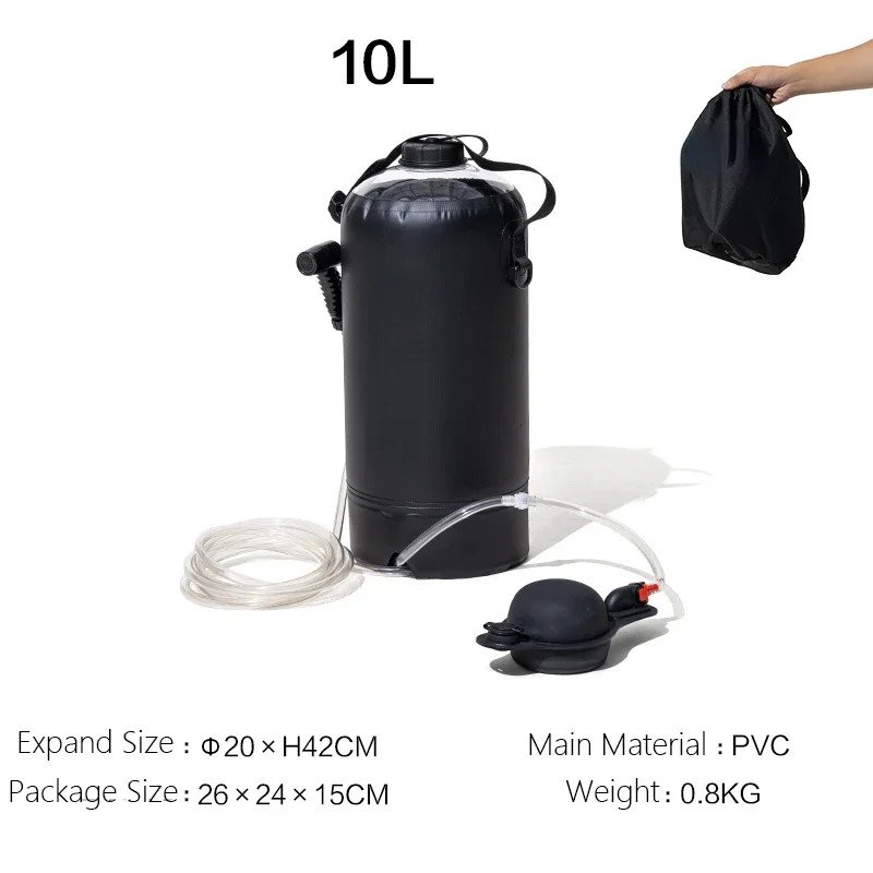 

Camping Outdoor Shower Manufacturer 20l Portable Hanging Shower Bag For Hiking Accessories